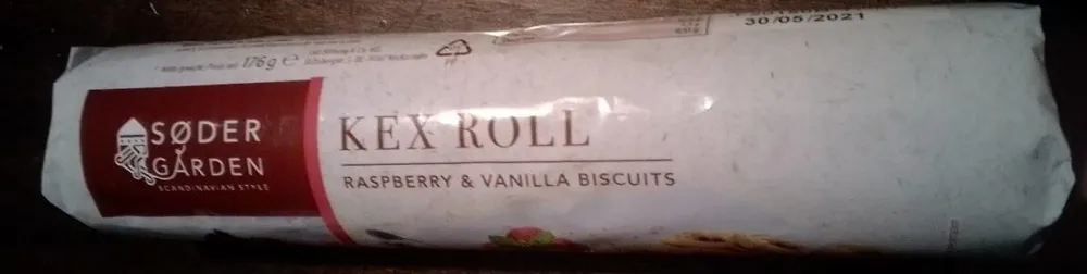 Kex Roll Raspberry & Vanille biscuits