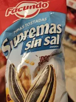 PIPAS TOSTADAS Supremas sin sal AÑADIDA