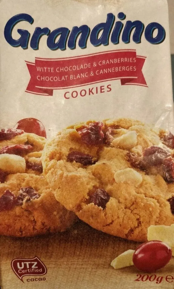 Grandino White Choc & Cranberry Cookies