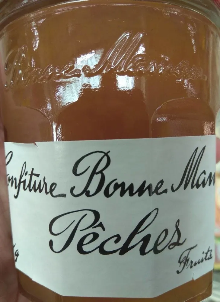 Confiture Bonne Maman Pêches