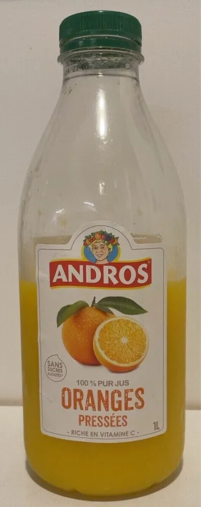 Jus oranges pressées