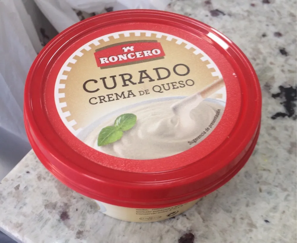Roncero curado crema de queso