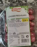Longaniza fresca blanca