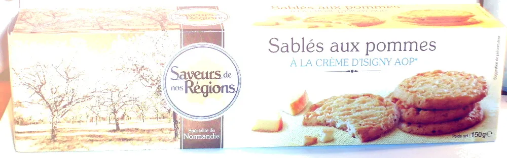 Sablés aux pommes à la crème d'Isigny AOP