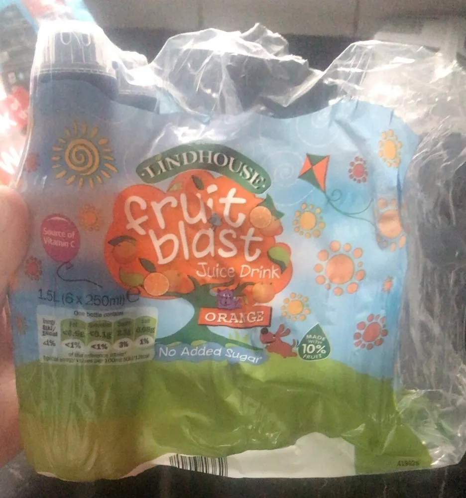 Fruit blast juice drink orange