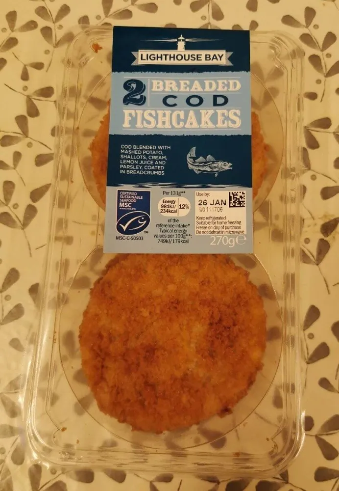 Breaded Cod Fishcakes Lidl