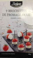 Brochettes de fromage frais tomates cerise
