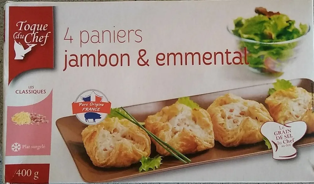 4 Paniers jambon fromage