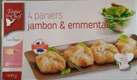 4 Paniers jambon fromage