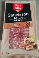 Saucisson sec aux noix