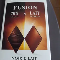 FUSION 70% CACAO & LAIT EXTRA FIN