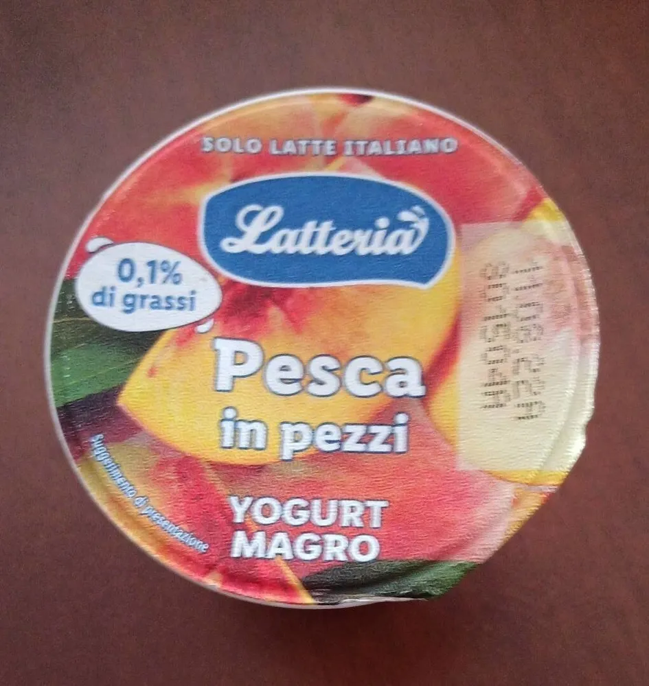 Yogurt magro alla pesca