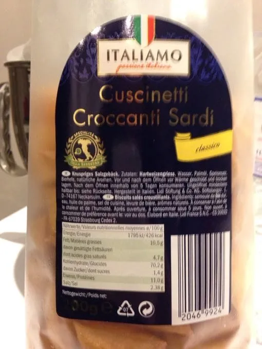 Cuscinetti Croccanti Sardi, Klassik