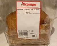Pan de molde 99,5% integral de trigo