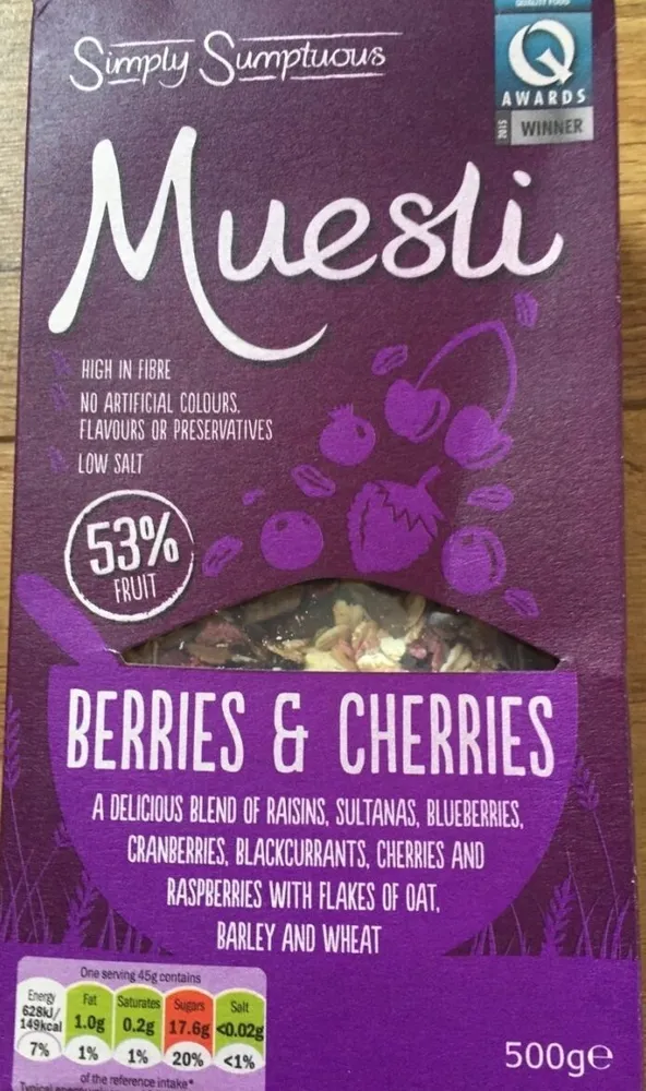 Muesli Berries & Cherries
