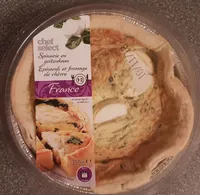 Quiche met geitenkaas en spinazie