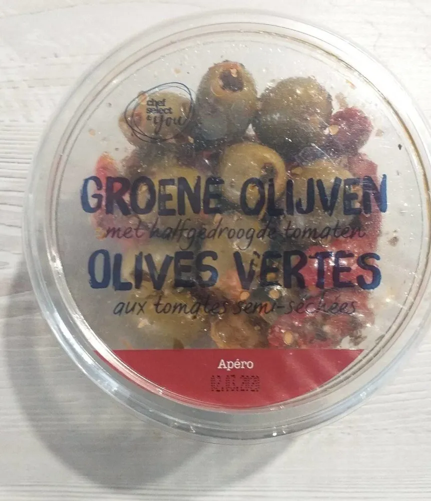 Olives verseaux tomates semi-sechees