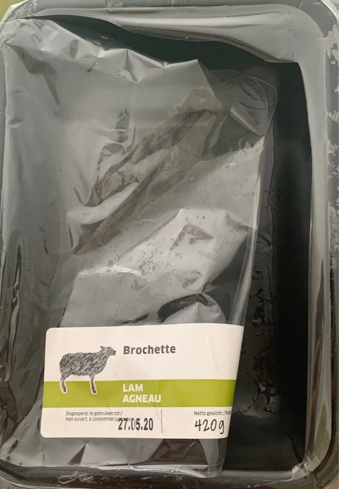 Brochette d'agneau