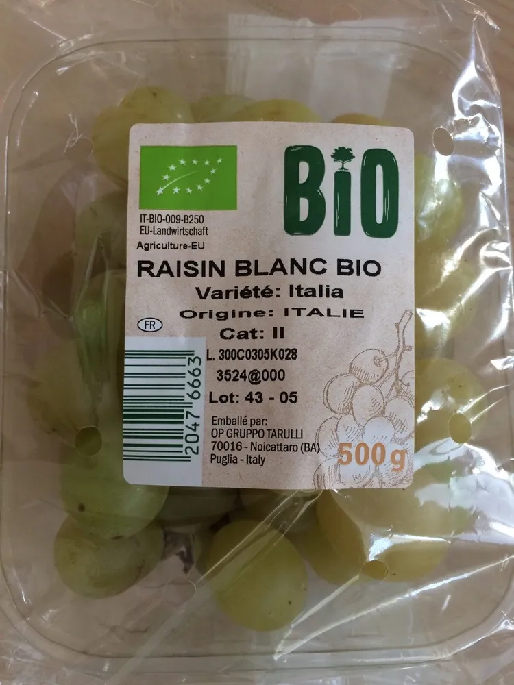 Raisin blanc