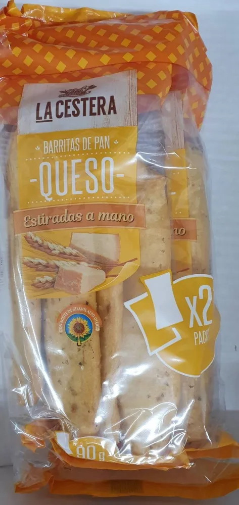Barritas de pan queso