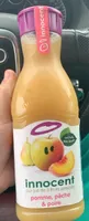 Pur jus de 3 fruits pressés pomme,peche&poire