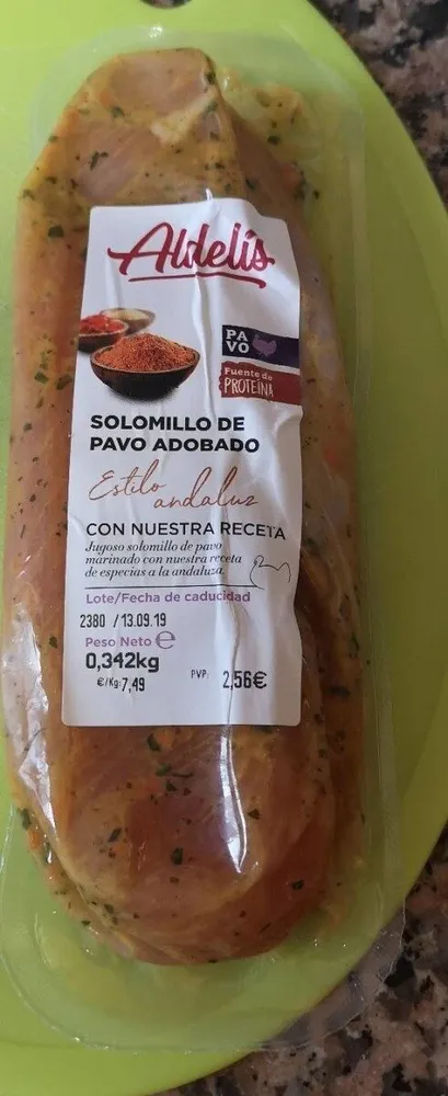 Solomillo de pavo adobado