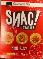Snac cracker mini pizza
