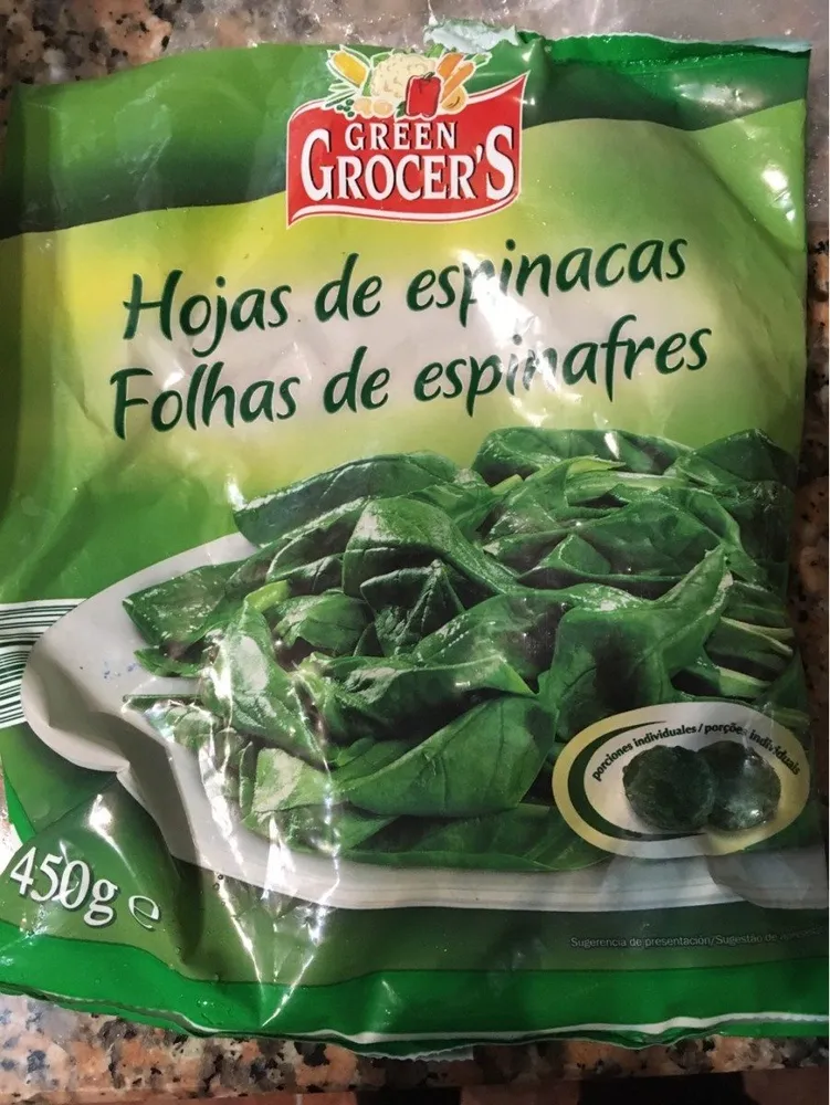 Folhas de espinafres