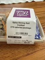 Spicy Shrimp Roll Cooked