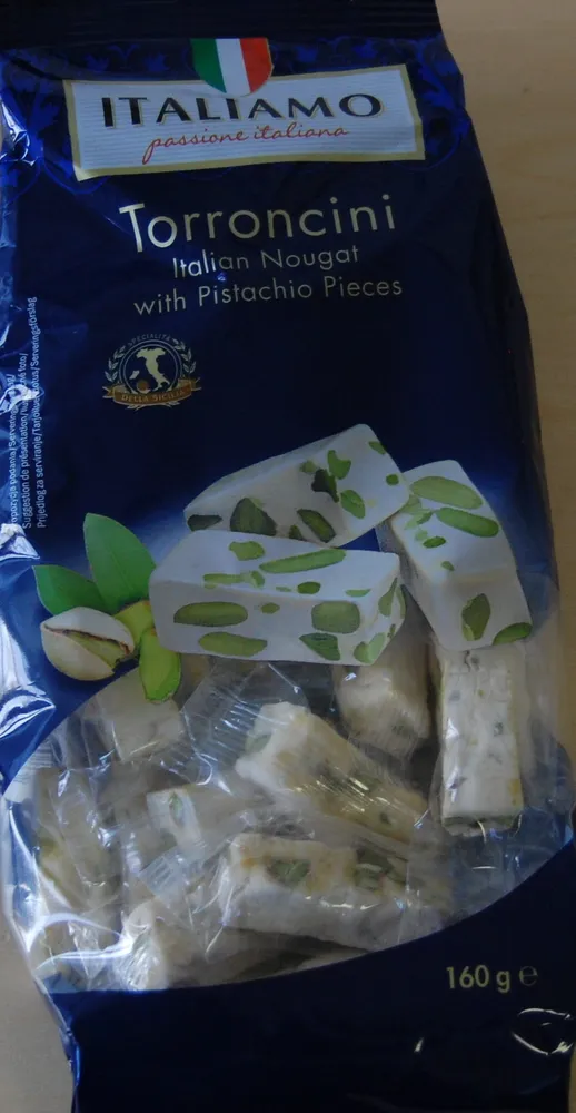 nougat blanc à la pistache