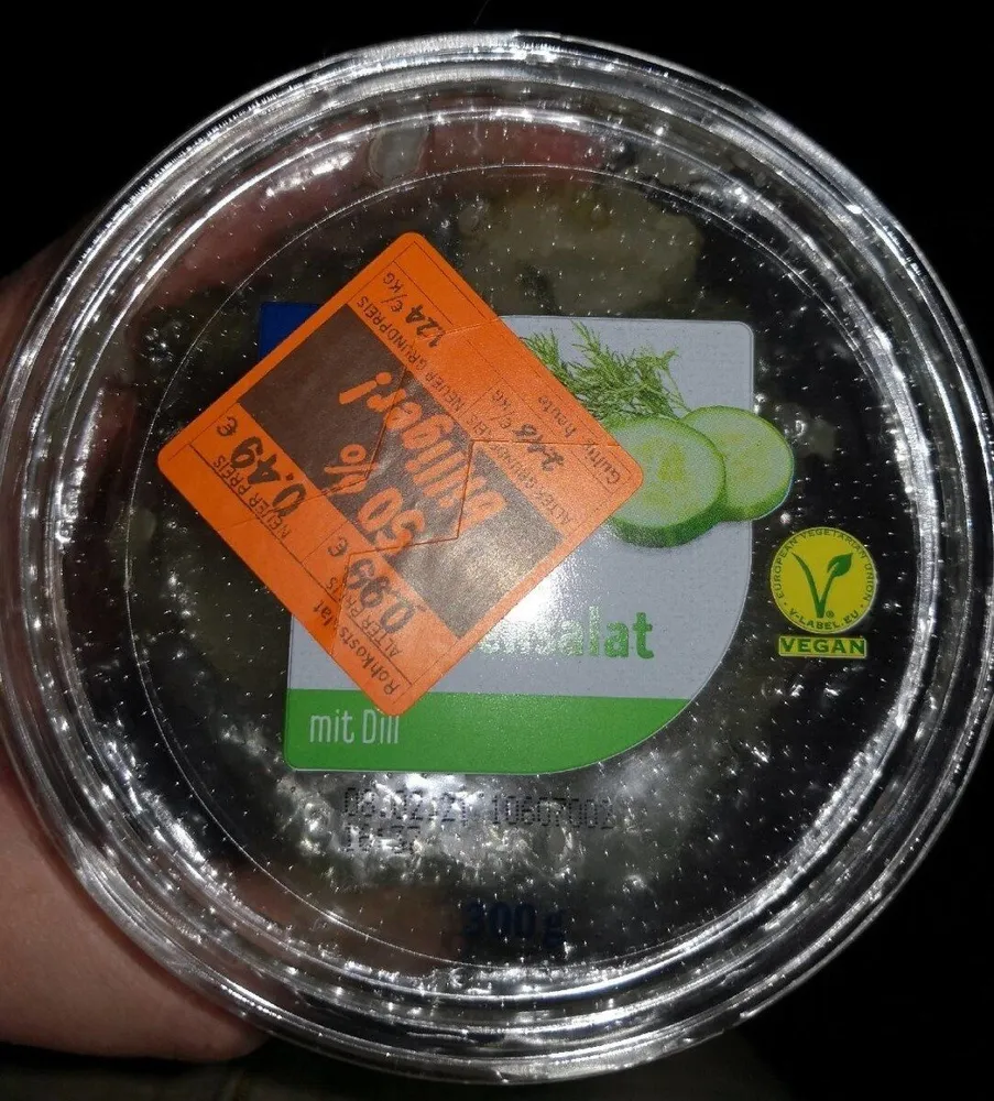 Gurkensalat Mit Dill Dressing (vitakrone)