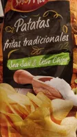 Chips with sea salt and olive flavour