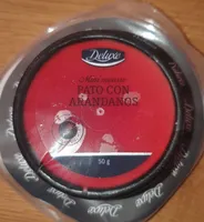 Mini mousse pato con arándanos