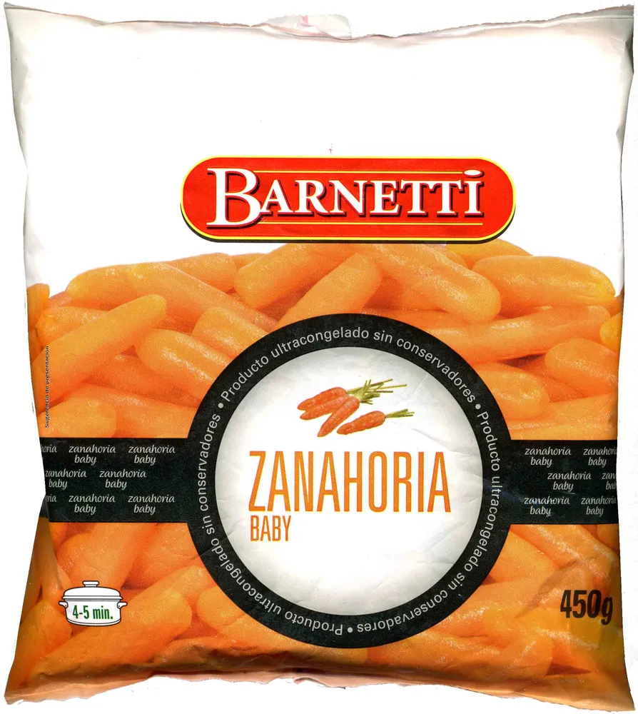 Zanahorias baby congeladas