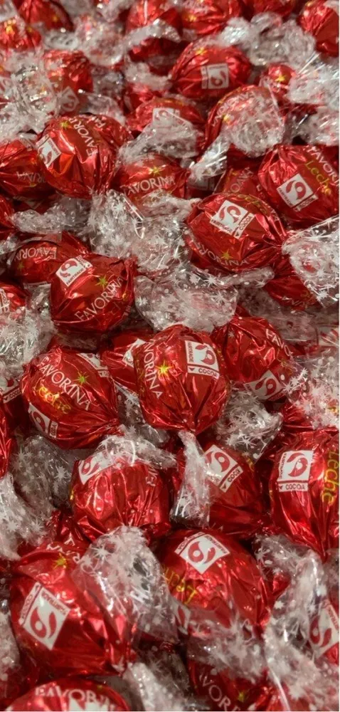 Ombon de chocolate blanco lindor