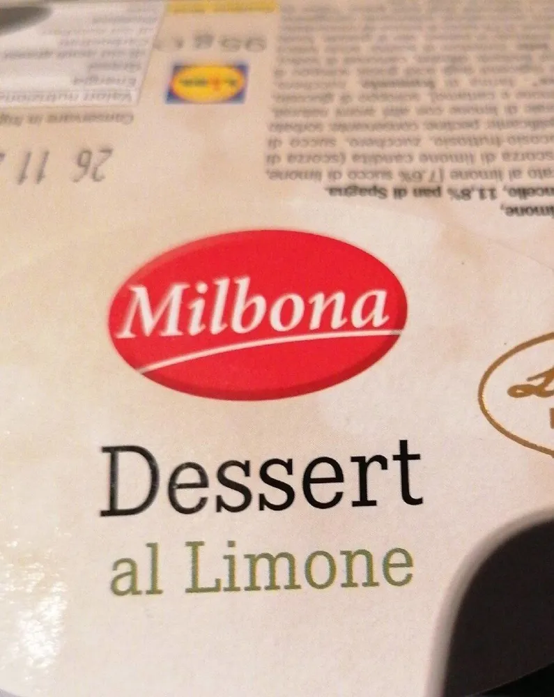 Dessert al limone