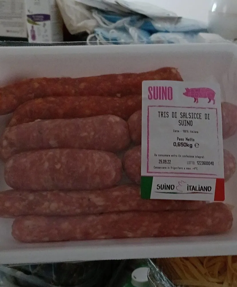 Tris di salsiccia di suino