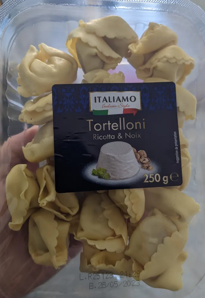 Tortelloni ricotta et noix