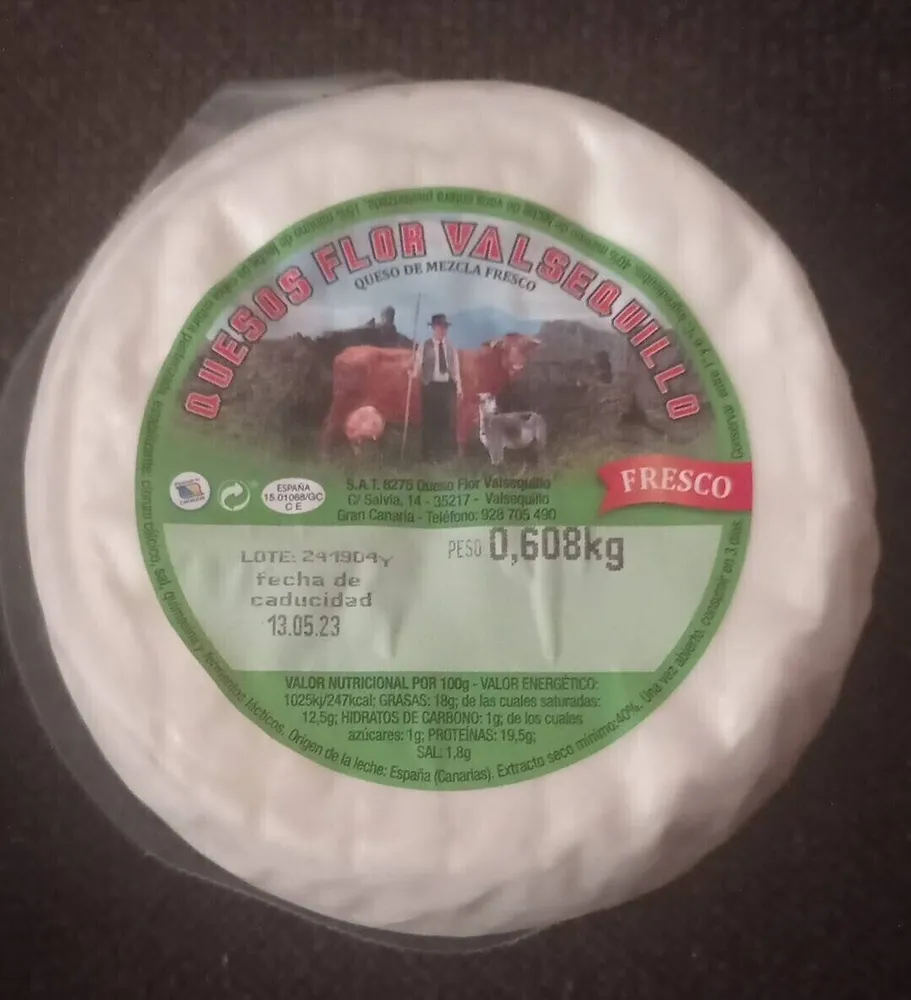 Queso de mezcla fresco