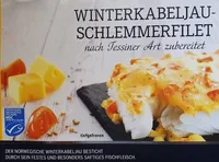 Winterkabeljau Schlemmerfilet Tessiner Art mit Tomaten und Käse