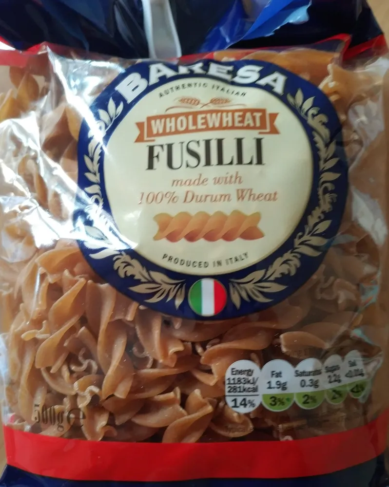 Wholewheat Fusilli