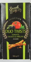 Duo twists tomates olives et origan