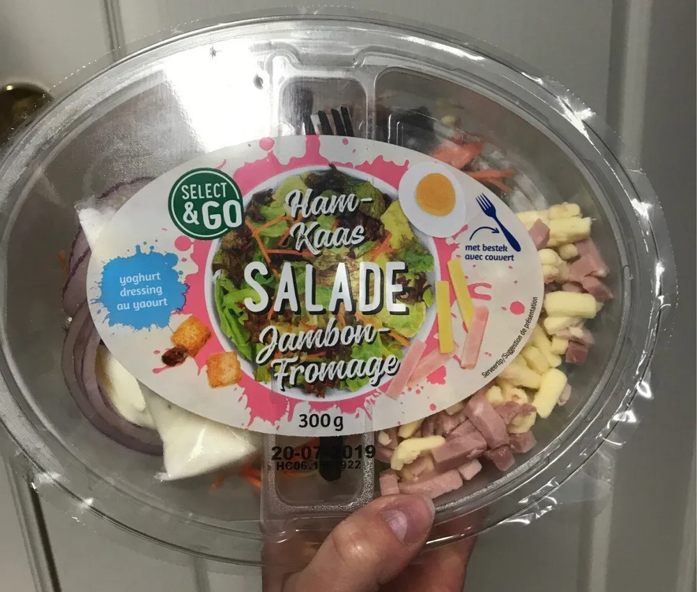 Salade jambon-fromage