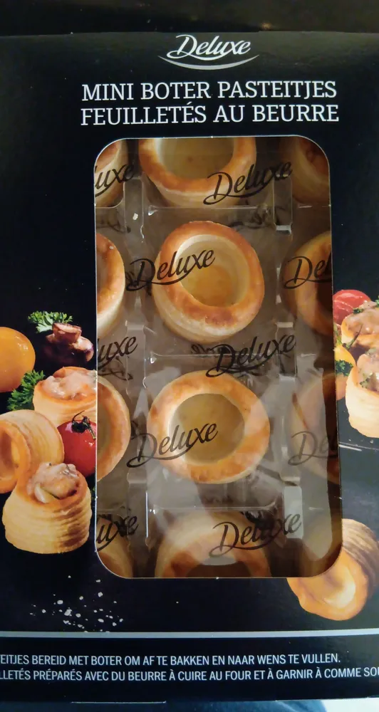 MINI BOTER PASTEITJES
FEUILLETÉS AU BEURRE