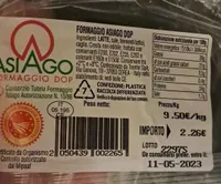 Asiago dop
