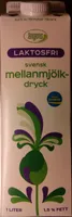 Ängens Laktosfri svensk mellanmjölkdryck