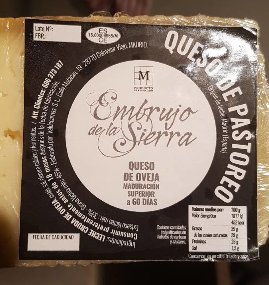 Queso oveja semicurado
