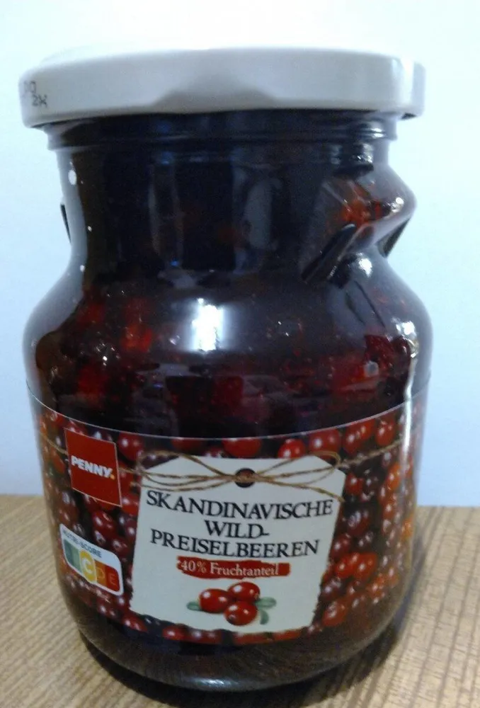 Skandinavische Wild Preiselbeere