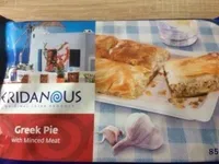 Filo pastry pie with minced meat
