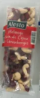 Mélange de noix de cajou et canneberges